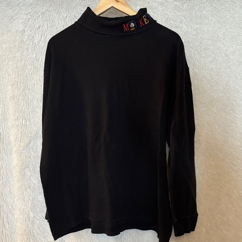 Vintage Disney Mickey Mock neck Long Sleeve Size 2X